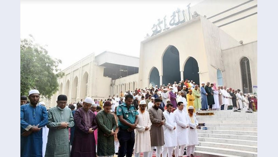 Five Eid Jamaats held at National Mosque