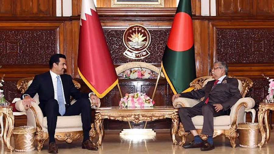 President Shahabuddin seeks Qatar’s investment in SEZs