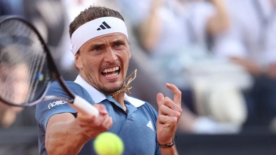 Zverev wins 2nd Italian Open title