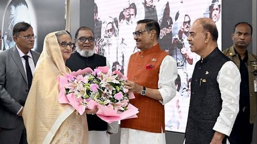 PM returns home