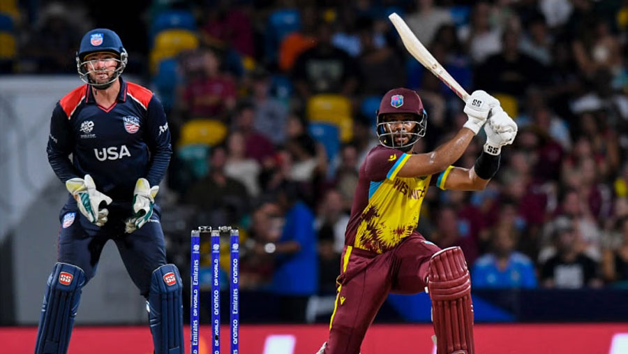WIndies thrash USA to leapfrog England in race for semis