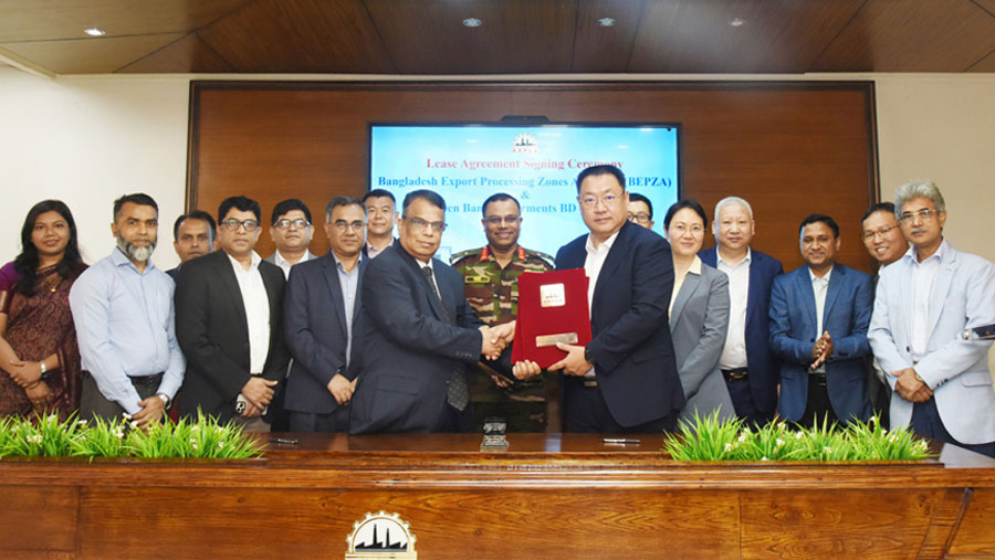 Chinese company to invest $109 million in BEPZA EZ