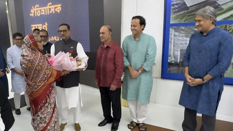 PM returns home