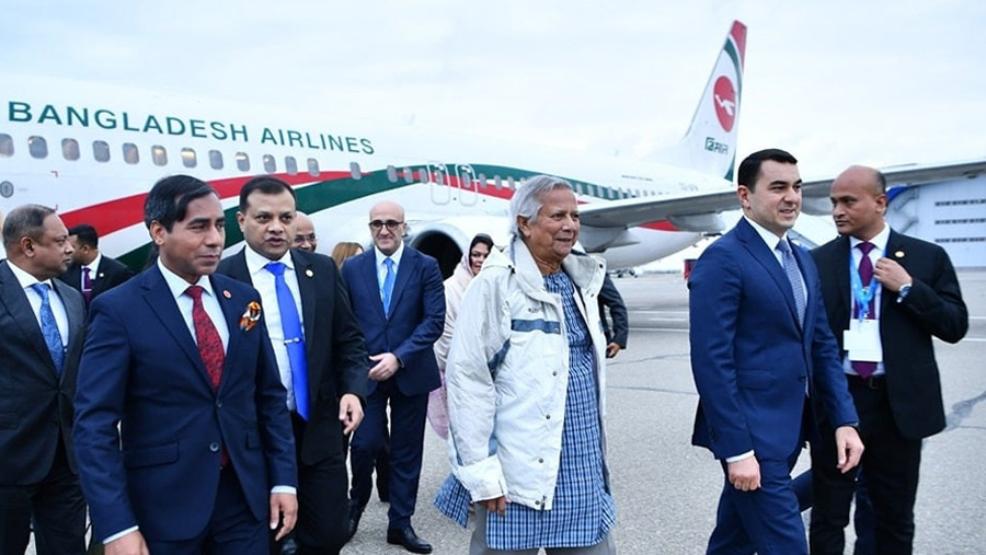 Chief Adviser reaches Baku