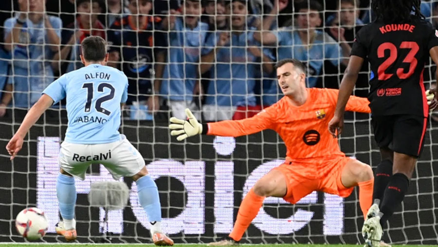 Barca let 2-goal lead slip in Celta draw