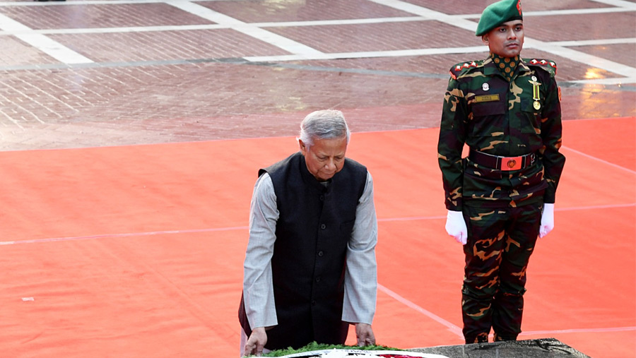 Chief Adviser pays homage to martyred intellectuals