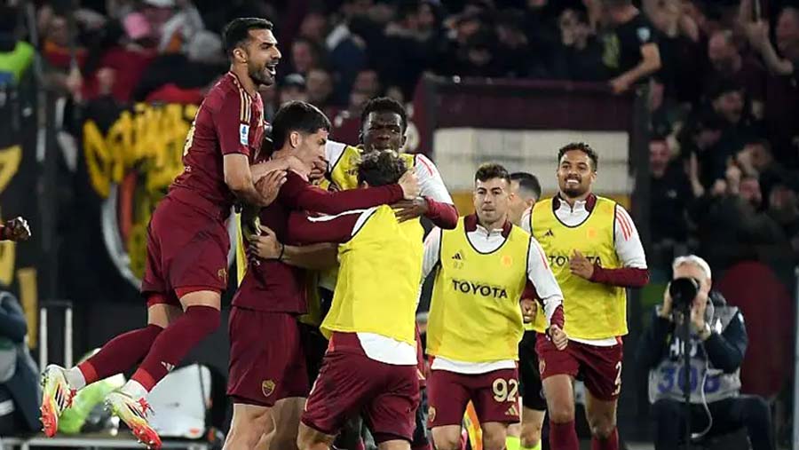 Roma extend unbeaten run in Serie A